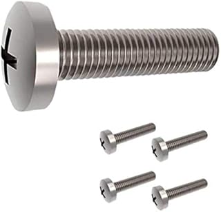 4 x M6 16mm Philips Bolts Screws for TV's & Wall Mount VESA Bracket - Fixing Fasteners Installation (fits SAMSUNG LG PANASONIC SONY TOSHIBA BUSH HITACHI)