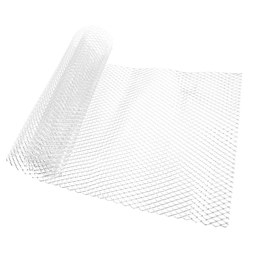 Malla de aluminio maleable de 100x33cm para proteger la parrilla del coche con fácil montaje