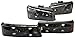 Spec-D Tuning 2LBLH-SIV03G-RS Silverado Smoke Chrome Crystal Headlights+Tinted Signal Bumper Light
