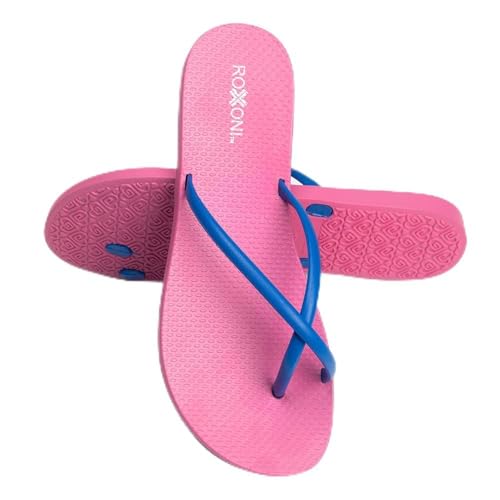 Roxoni Women's Latex Rubber Indoor/Outdoor Summer Slipper