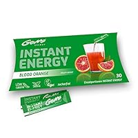 GoMo ENERGY® Vitaldrink mit Stevia gesüsst│ Wachmacher mit Koffein, Zink, Magnesium und Vitamin-B-Komplex hochdosiert │ BLOOD ORANGE 30 Einzelportionen