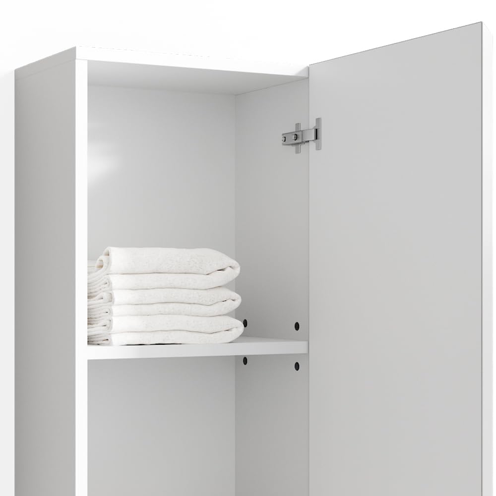 Vicco Armoire Murale Fredd, Blanc Haute Brillance, 36.4x77cm