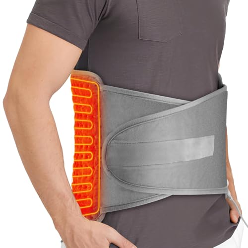 Cinturón calefactable portátil eléctrico de espalda y abdomen con soporte lumbar 2