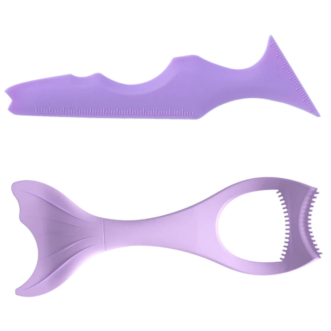 FRCOLOR 8pièces Outils De Maquillage Pour Yeux Silicone De Pochoirs Pour Eyeliner Et Applicateur De Mascara Pour Débutantes Et Professionnelles Facile à Nettoyer Et Confortable à