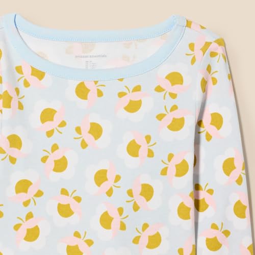 Image of Amazon Essentials Girls and Toddlers' Long-Sleeve Cropped Rib Top