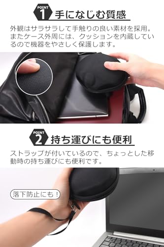 [very Marble] 互換品 マウスケース マウス ケース 収納 Logicool ロジクール M575GR M575S 専用 収納ケース(ハードタイプ) トラックボール ワイヤレス logi (ケースのみ)