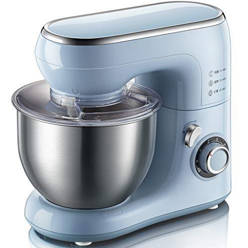 AYDQC Stand Hand Mixer Stand Mixer Edelstahl Neigungskopf 5L 6-Gang-Multifunktions-Hausküche Vollautomatischer Kleiner…