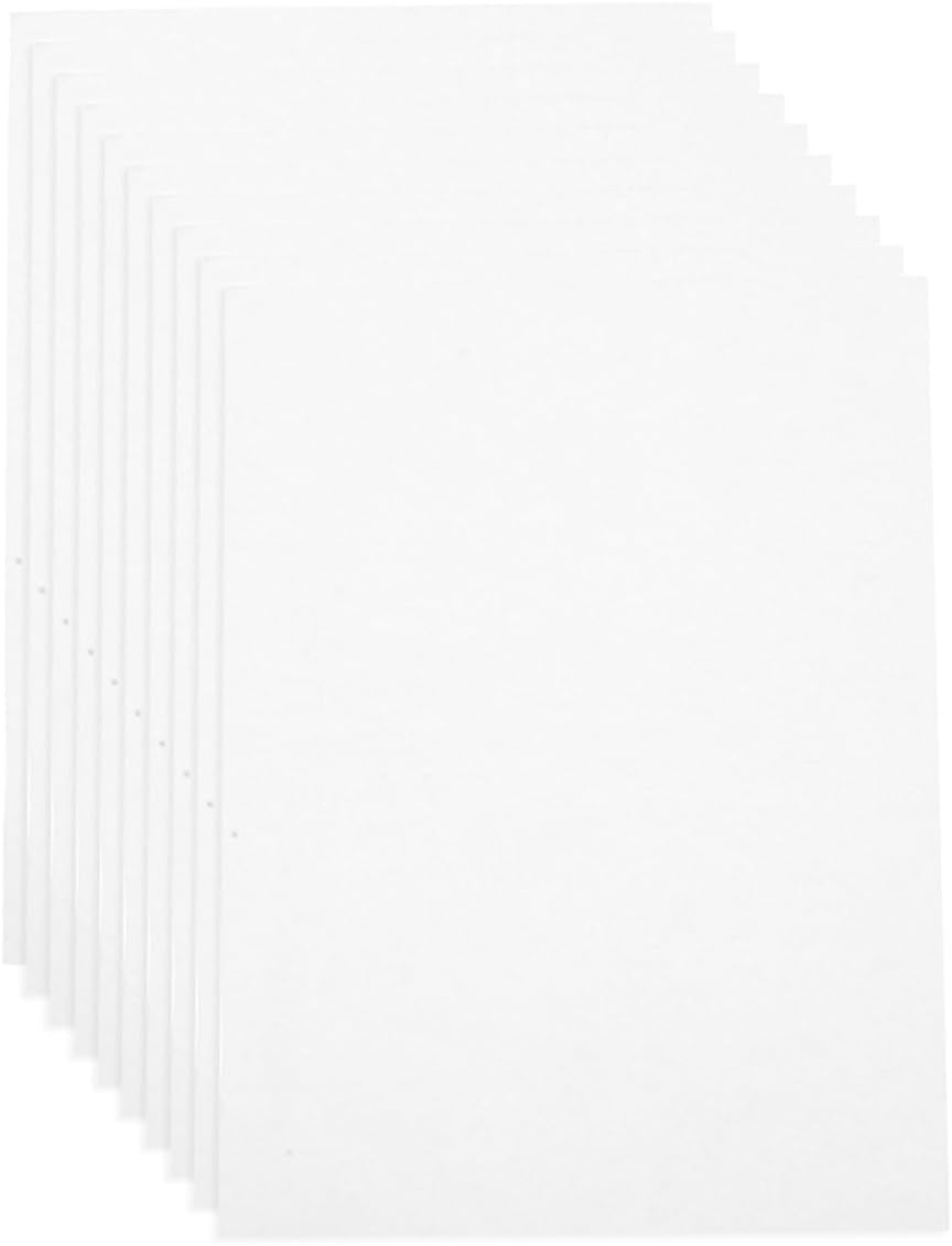 WOONEKY 30pcs Flower Press Paper Kit Embossed Backing Paper for DIY Flower Pressing Blotter