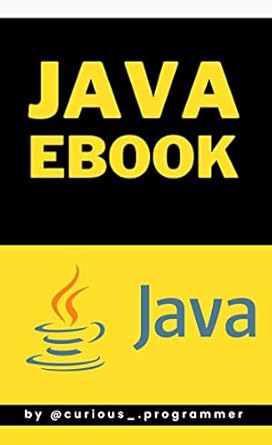 Java Ebook for beginners Tutorials with examples (JAVA Programming ...