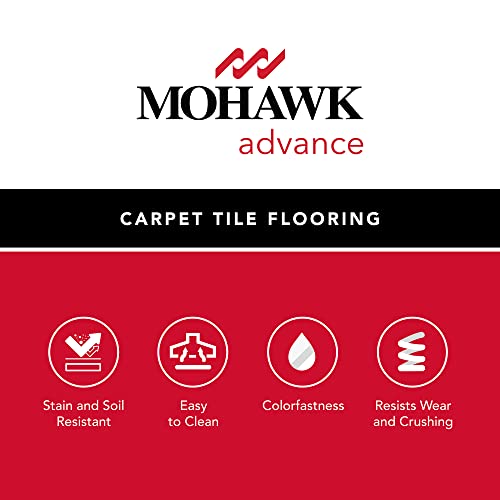 Mohawk Advance 24" X 24" Berber (Loop Pile), 0.09" Pile Height, Carpet Tile, Pet Fiber, Special Story Color, (24 Tiles), (96 Sqft/Carton) #TOP6