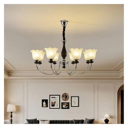 Luminaire contemporain LED haut de gamme en chrome pour villa et loft