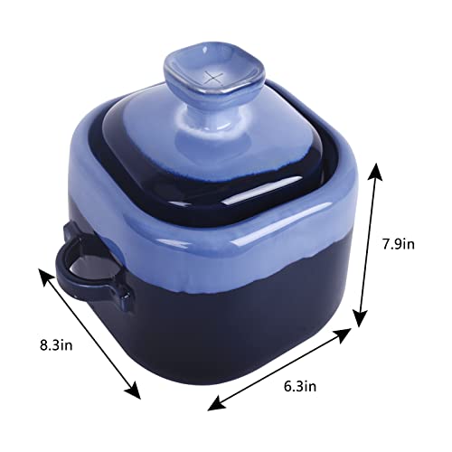 Vencer Ceramic Fermentation Crock,Sauerkraut Crock,Fermentation Jar,2 Liter With Lid,Ceramics Fermentation Tank for Fermenting or Pickling Pickles,Sauerkraut,Kimchi,Vegetables,Kombucha,VHF-015