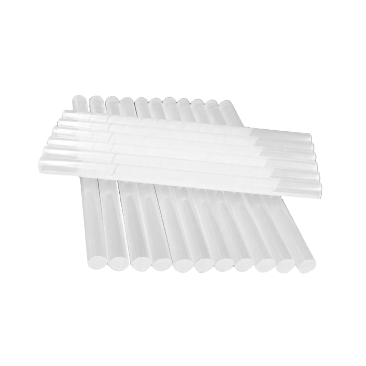 100 Stück Transparente Weiße Hot Melt Klebesticks Flexibel Stark Haftend Vielseitig für DIY Basteln Reparaturen