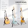 GUITTO Guitar Stand - Heavy Duty Auto-Lock, Adjustable & Foldable for Acoustic/Electric/Bass (33lbs Capacity), Non-Slip Base, Anti-Rust - Portable for Stage/Travel/Studio GGS-06