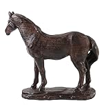Hymmah Hourse Statue Home Decor Rustic Home Decorations for Living Room, Boho Sculpture Resin Animal Collectible Figurines for Indoor Decor