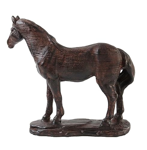Estatua de Caballo Decorativa de Resina para Hogar miniatura 1