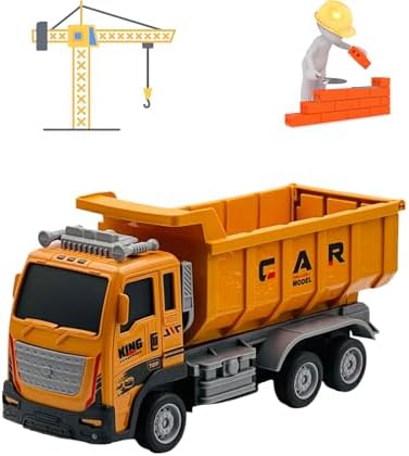 Uzaktan Kumandalı Şarjlı Full Fonksiyon Işıklı İnşaat Makineleri 27 Mhz 1:16 Ölçek (Kamyon) - Görsel 2