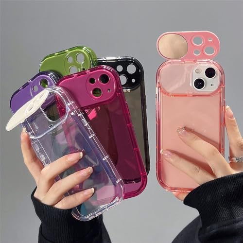 Étui transparent à rabat pour iPhone 15 et 14 antichoc blanc - 6