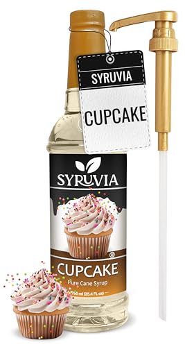 Syruvia Cupcake Coffee Syrup - 25.4 fl oz - Kosher