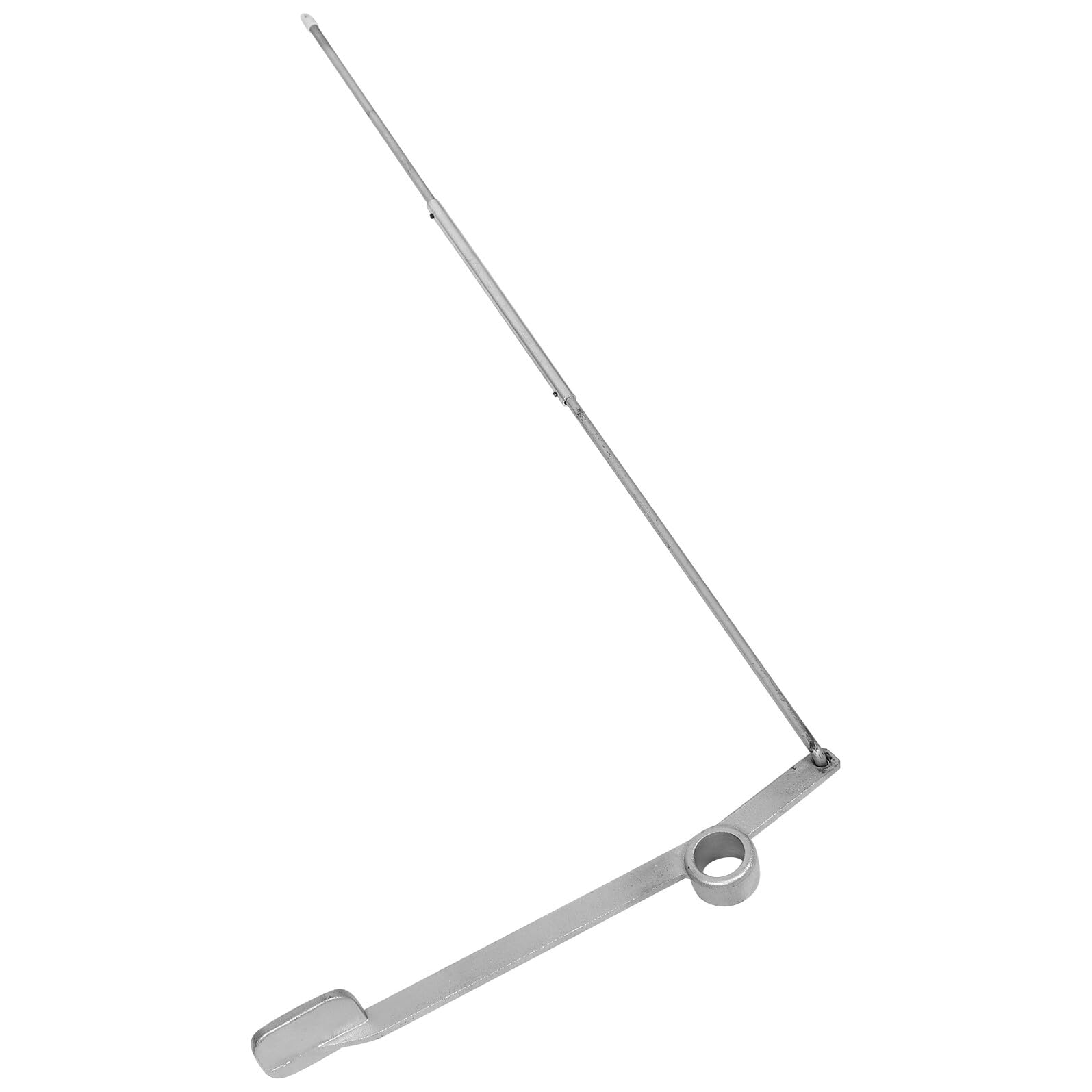 Installation facile de pédale métallique pour couvercle de poubelle extérieure