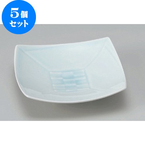 青白磁の角皿 5個セット 青白磁の角皿 5個セット
