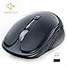 Produktbild WisFox Kabellose Maus, Silent Kabellose Maus Optische Maus Computermaus mit USB Nano Empfänger 3 Einstellbare DPI Pegel Tragbare & Kompakte 6 Tasten Funkmäuse für Windows, Mac (ohne Klickgeräusche)