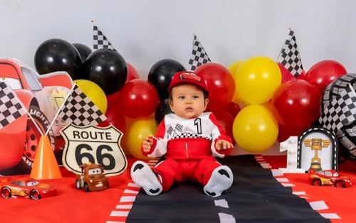 Fondo Fotográfico 6x4ft Rojo Temático Cumpleaños miniatura 5