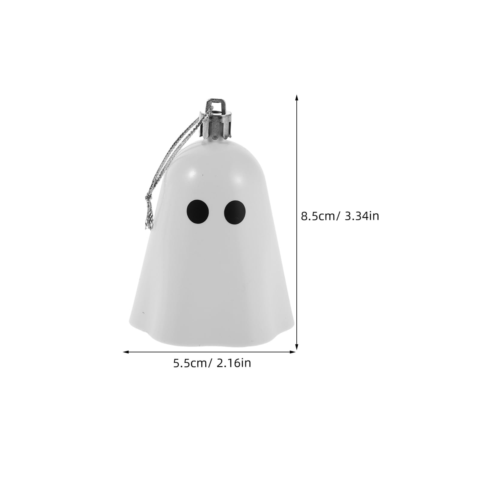 ABOOFAN 12 Pezzi Decorazioni di Halloween in Resina a Forma di Spirito Bianco, Ornamenti Appesi Stabili e Compatti per Camere e Uffici