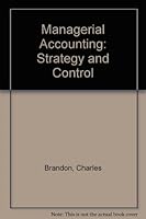 Management Accounting: Strategy and Control 0070178534 Book Cover