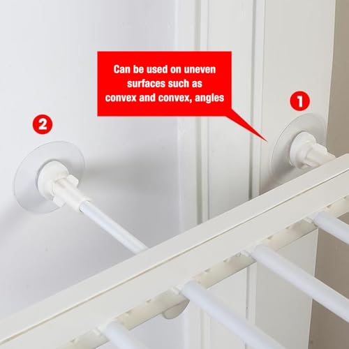 Yechiry Short Dog Gate, Easy Installation Expandable Adjustable Dog Gate, Puppy Gates for the House | Small Dog Fence | Pet Safety Gate | Pet Gates for Doorways Stair Window Kitchen - Image 2