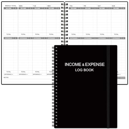 Heveboik Income & Expense Log Book - A4 Income and