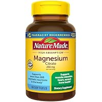 60-Count Nature Made 250mg Magnesium Citrate Softgels