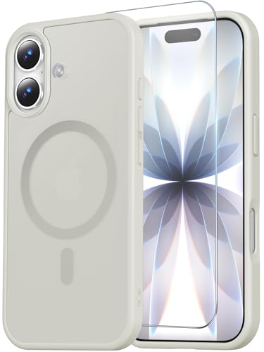 Temdan for iPhone 17 Case with Screen Protector, Compatible with