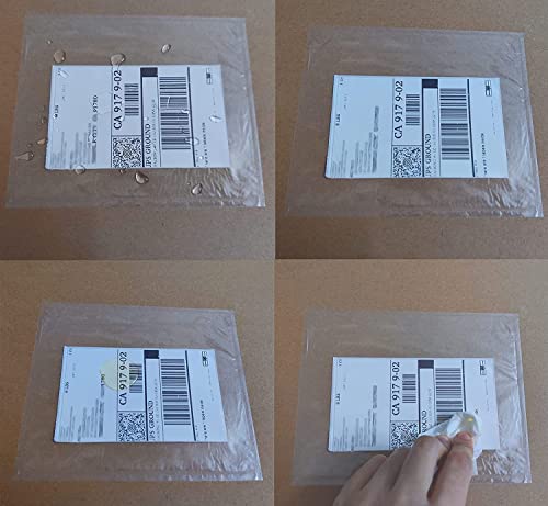 Ryhampaper Packing List Envelopes, Clear 7.5" X 5.5" Self Adhesive Shipping Labels Envelope Pouches (200 Pcs) #TOP6