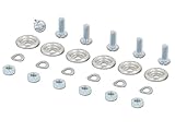 Simson Art.-Nr. 320205 Befestigungsset für Trittbrett Schwalbe KR51 ALU - Original mit Hütchen -
