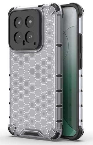 Image of Glasgow Back Case Cover Designed for [ Xiaomi 14 5G ] (Stylish Look | Shock Proof) - Transparent