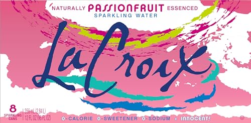 Image of La Croix Sparkling Water, Passionfruit, 12 Fl Oz (pack of 8)