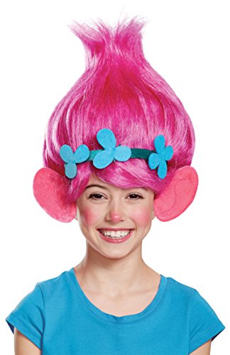Poppy Child Trolls Wig, One Size