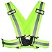 Produktbild Frauen Hohe Kragen Fluoroskopie Ärmel T-Shirt Mit Kurzem Absatz Sonnehemd Netz Tunika Sexy (Color : Green Straps, Size : M)