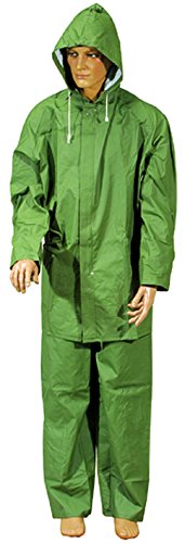 Impermeabili Giacca-Pantalone PVC Telati Verde Taglia xxl