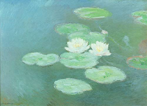 Poster Monet Water Lilies Evening au format A3 idéal pour votre salon ou home cinéma