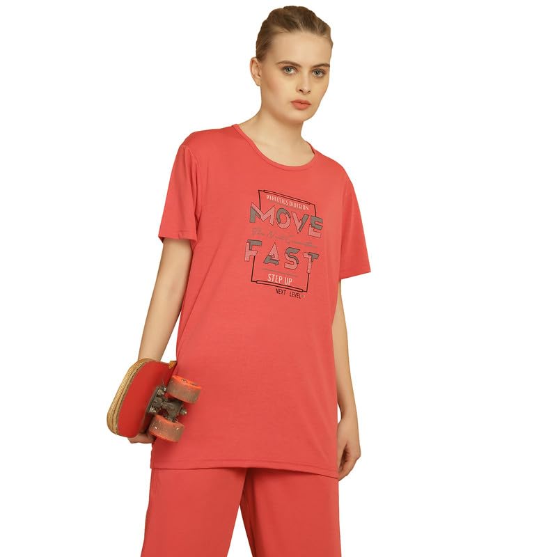 Image of Mack Jonney Cotton Printed CO-ORD Set Tracksuit for WOMEN