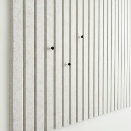 image for VIVELDA Large Cork Board for Office Black Felt Board Alternative - Sla