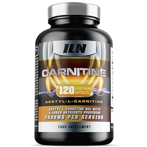 Acetyl L Carnitine Capsules – 2000mg Acetyl L-Carnitine x 30 Servings – Carnitine Plus 6 Added Nutrients (120 Vegetarian Capsules)
