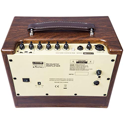 Kinsman Ampli Guitare accoustique 45W portable KAA45 - Les Beatles, Paul McCartney, John Lennon, RIngo Starr, George Harrison Kinsman Ampli Guitare accoustique 45W portable KAA45 – Image 3