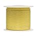 22 AWG Gauge UL1015 Stranded Topcoat Hook Up Wire, 600V, 0.094" Diameter, Yellow, 100 ft Length