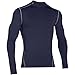 Under Armour Men's ColdGear Armour Compression Mock, Midnight Navy/Steel, Medium
