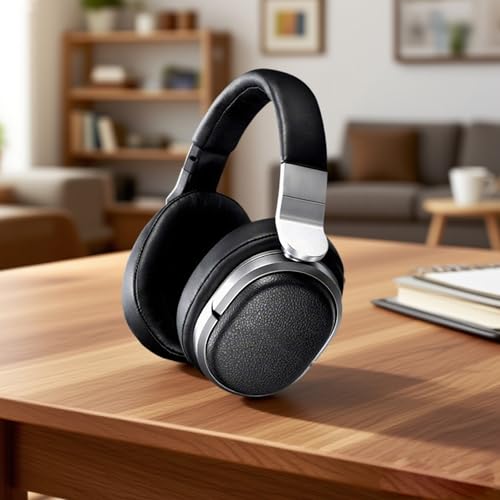 Lukvcoe almohadillas de repuesto profesionales para Sony MDR-HW700, auriculares inalámbricos MDR-HW700DS – Cojines con cuero sintético más suave y espuma de aislamiento acústico (Cuero sintético - Negro) miniatura 7