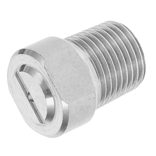 BESPORTBLE Stainless Steel Pressure Washer Nozzle Fan Spray Tip for Efficient Cleaning Durable Hose Spray Nozzle Compatible with Water Brooms and Surface Cleaners