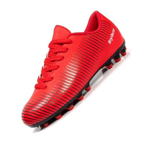 Image of Women Soccer Cleats Lace-Up Turf Football Shoes Indoor Outdoor Low-Top Fustal Soccer Training